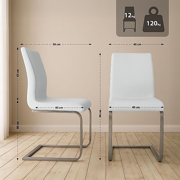 CLP Esszimmerstuhl Belfort (2er Set), robustes günstig online kaufen