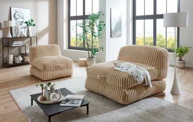 INOSIGN XXL-Sessel "Pia" Loungesessel in Megacord, 2 Größen, Schlaffunktion günstig online kaufen