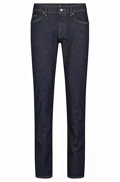 BOSS 5-Pocket-Jeans Dunkelblaue Slim-Fit Jeans günstig online kaufen
