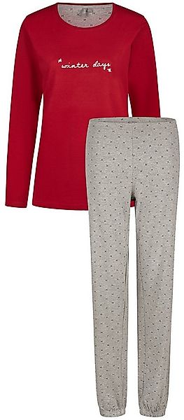 By Louise Schlafanzug Snug Winter (Set, 2 tlg., 2-teilig) Damen Pyjama lang günstig online kaufen