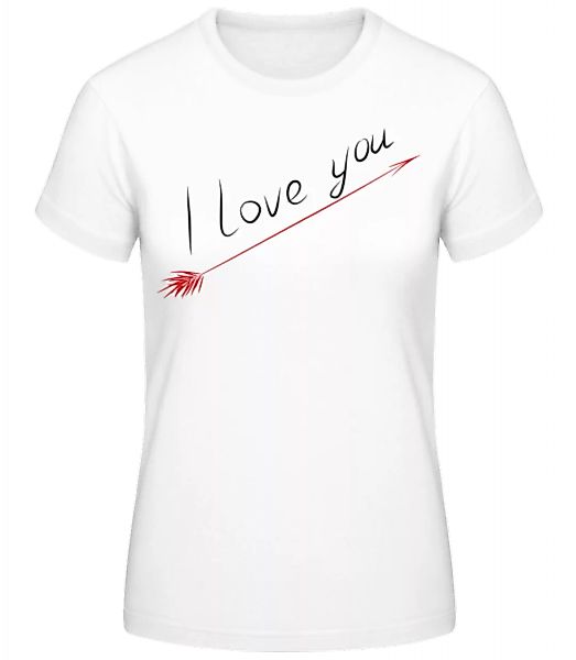 I Love You · Frauen Basic T-Shirt günstig online kaufen