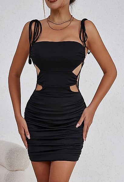 SEGUEN Sommerkleid Sexy Wickelrock mit geschnürter Taille und Ausschnitt (Ä günstig online kaufen