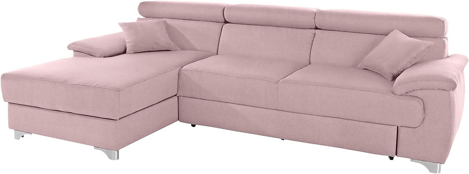 DOMO collection Ecksofa "Mira, inklusive Kopfteilverstellung für mehr Wohlf günstig online kaufen