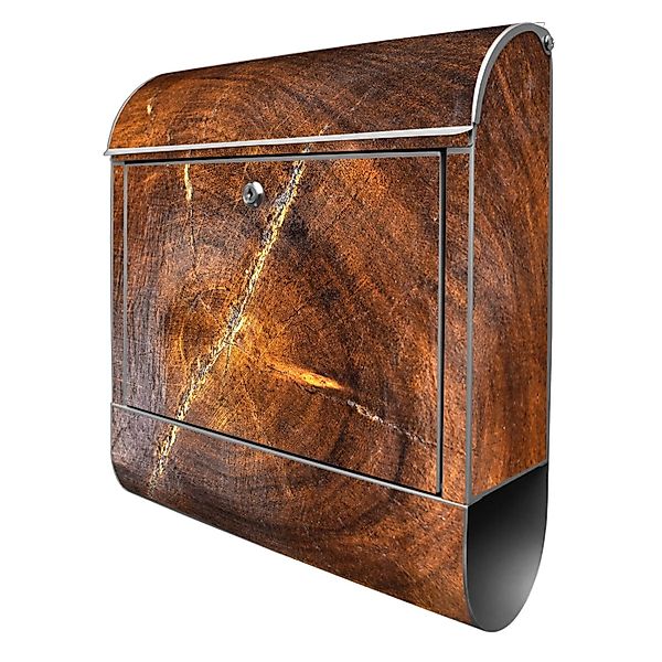 Banjado Design Briefkasten Silber Pulverbeschichtet 39x47x14cm 2 Schlüssel günstig online kaufen