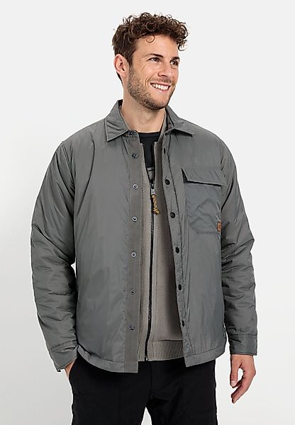 camel active Hemdjacke mit Druckknöpfe Markenlabel günstig online kaufen