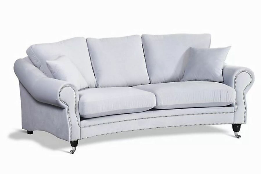 JVmoebel Sofa Textil weißes Sofa luxus Dreisitzer Wohnzimmermöbel Neu, Made günstig online kaufen