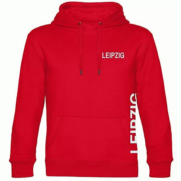 multifanshop Kapuzensweatshirt Leipzig - Brust & Seite - Hoodie günstig online kaufen