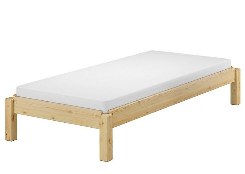 ERST-HOLZ Stapelbett Stapelbett 80 x 190 Kiefer Massiv mit Rollrost und Mat günstig online kaufen