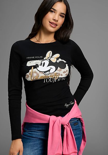 KangaROOS Langarmshirt mit süßem Minnie-Mouse Print günstig online kaufen