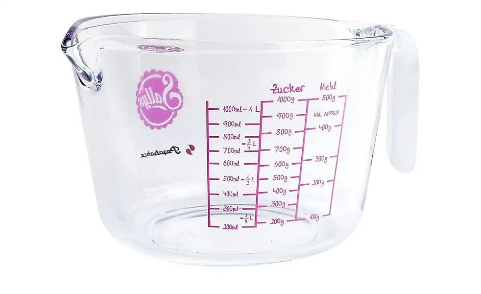 Sallys Messbecher  Sallys ¦ transparent/klar ¦ Glas ¦ Maße (cm): B: 17,5 H: günstig online kaufen
