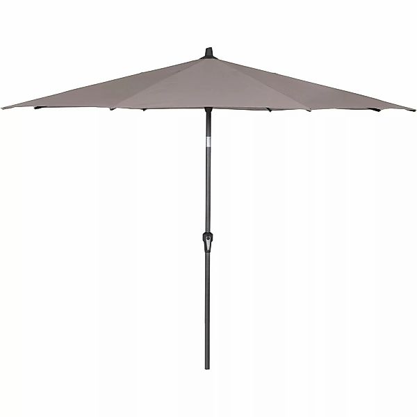Siena Garden Marktschirm Ø 250 cm Taupe mit Knickfunktion günstig online kaufen