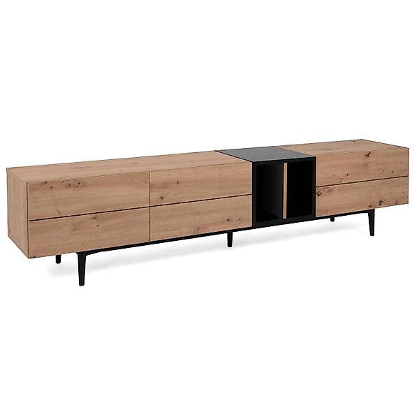 Homestyle4u TV Board Holz TV-Schrank Lowboard Unterschrank Sideboard günstig online kaufen