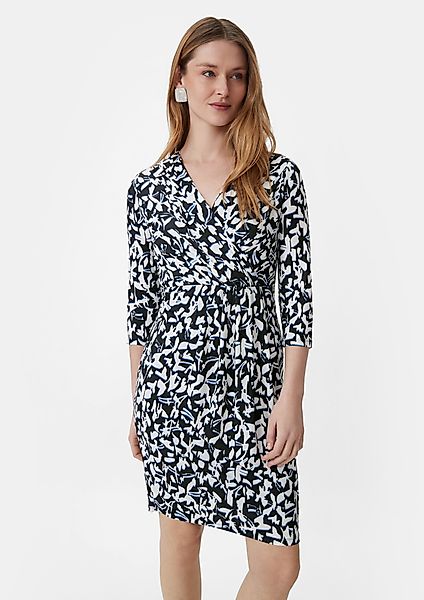 Comma Minikleid Kleid mit All-over-Print in günstig online kaufen