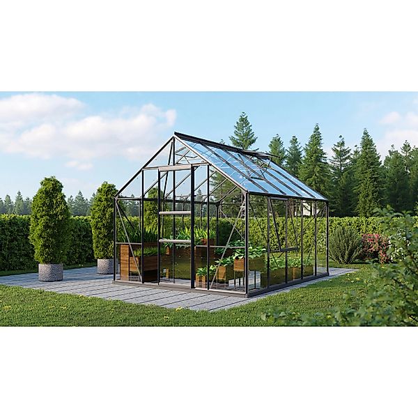 Vitavia Gewächshaus Meridian 8300 Schwarz 8,3 m² günstig online kaufen