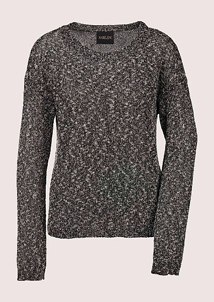 MADELEINE Longpullover "Pullover Pullover mit Metallic-Effekt" günstig online kaufen