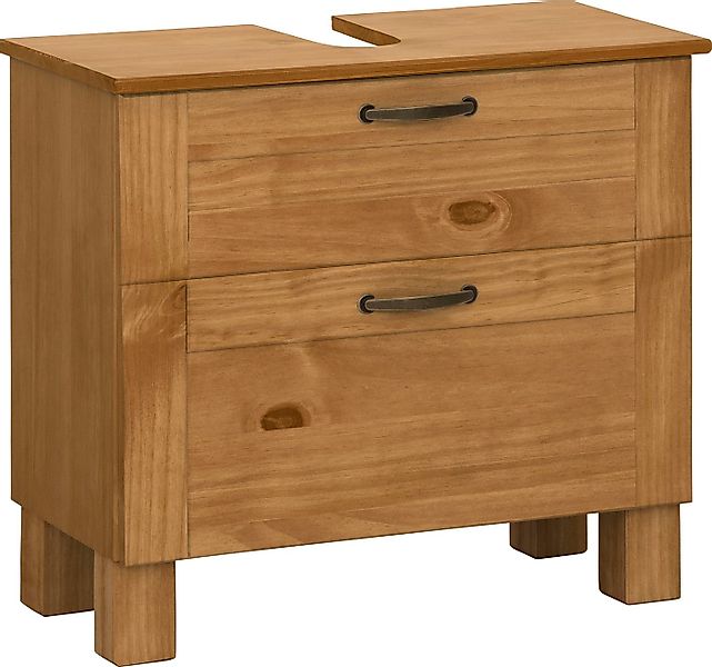 Home affaire Waschbeckenunterschrank Rodby FSC®-zertifiziertes Massivholz, günstig online kaufen