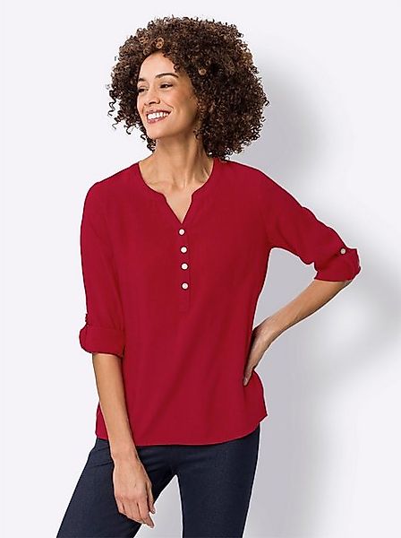 Sieh an! Klassische Bluse Schlupfbluse günstig online kaufen