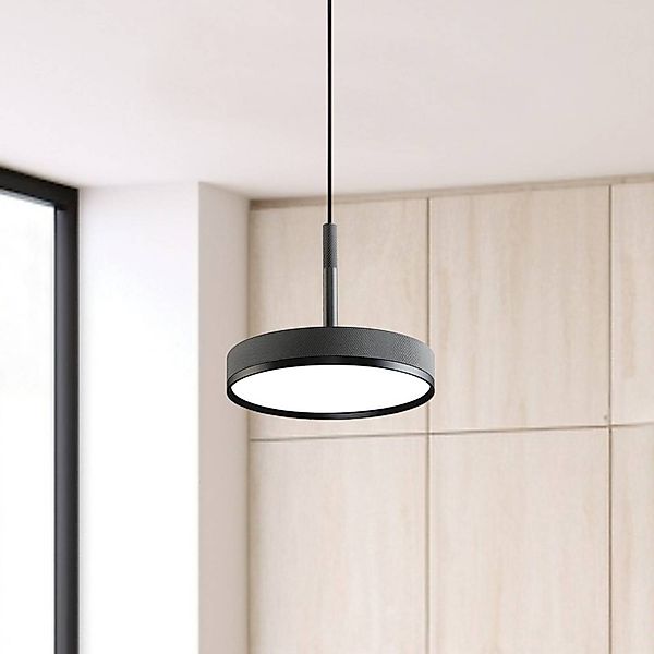 LED-Pendellampe Don, grau, Ø 20 cm, Metall günstig online kaufen