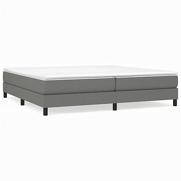 vidaXL Boxspringbett Dunkelgrau 200x200 cm Stoff1389480 günstig online kaufen