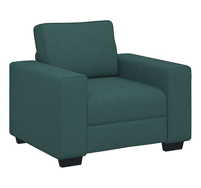 vidaXL Sofa Sessel Dunkelgrün 60 cm Stoff, 9 Teile günstig online kaufen