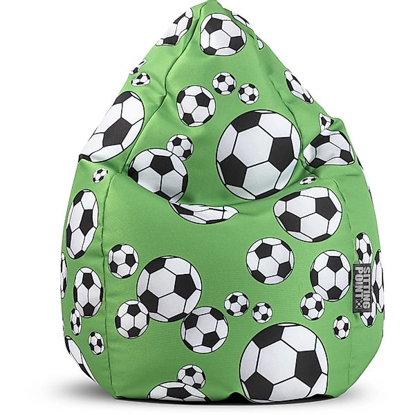 Sitting Point Sitzsack BeanBag Kicker 120, Grün Fußball-Muster günstig online kaufen