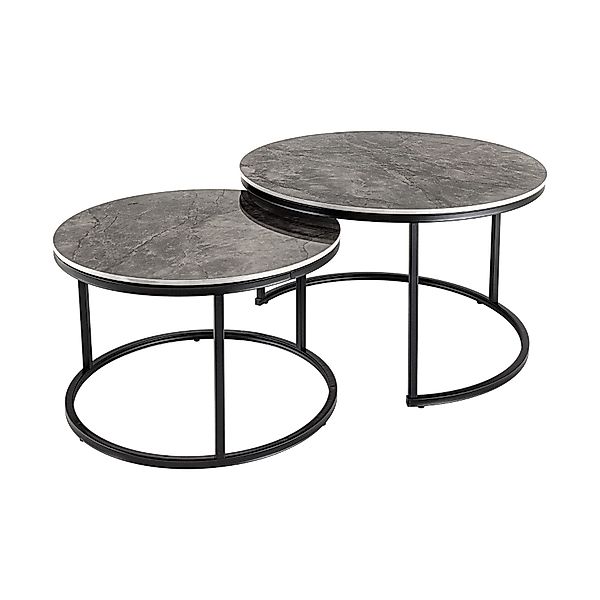 riess-ambiente Couchtisch ELEGANCE Ø75cm grau / günstig online kaufen