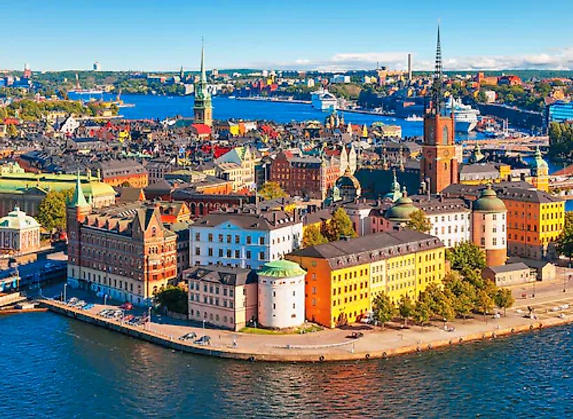 Papermoon Fototapete »Stockholm Old Town« glatt günstig online kaufen