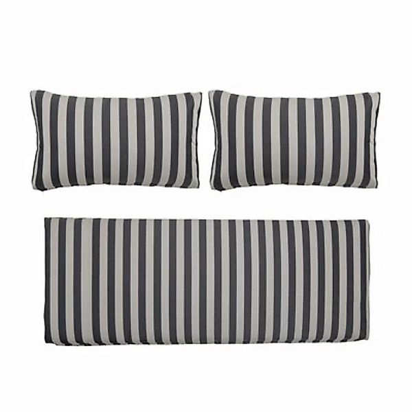 Kissenüberzug  textil schwarz / Für das Sofa Mundo - Set von 3 Bezügen (ohn günstig online kaufen