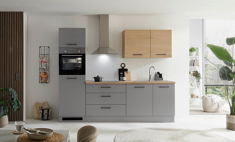 KOCHSTATION Küchenzeile KS-Malfi, Breite 260cm, wahlweise mit E-Geräten, Ar günstig online kaufen