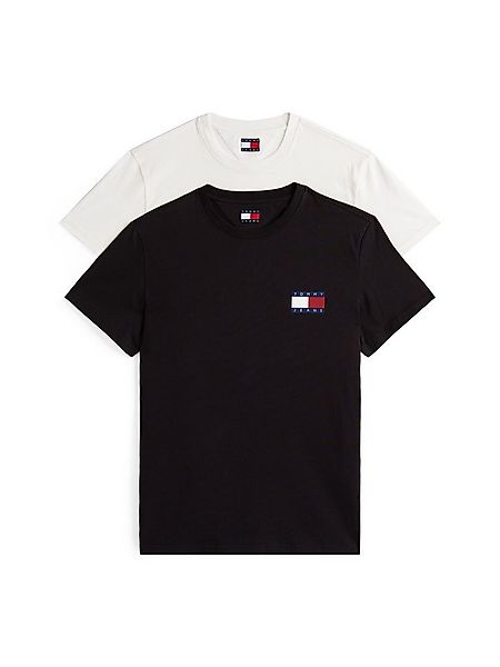 Tommy Jeans T-Shirt TJM SLIM 2PACK ESS FLAG TEE (2-tlg) günstig online kaufen