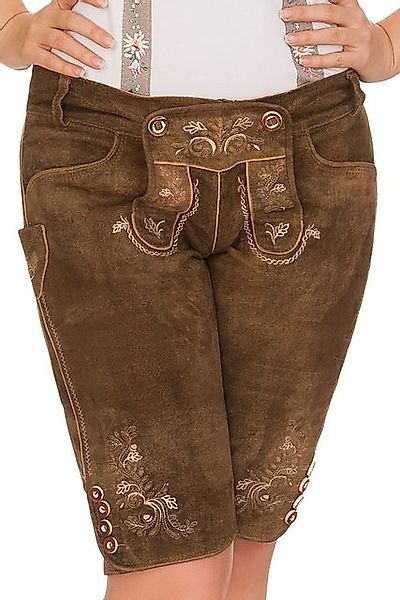 MarJo Lederhose Trachtenlederhose Damen - ERNESTA - walnuss günstig online kaufen