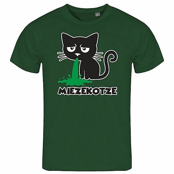 deinshirt Print-Shirt Herren T-Shirt Miezekotze Funshirt mit Motiv günstig online kaufen