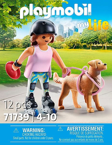 Playmobil® Inlinerin mit Retriever (71739), Playmobil günstig online kaufen