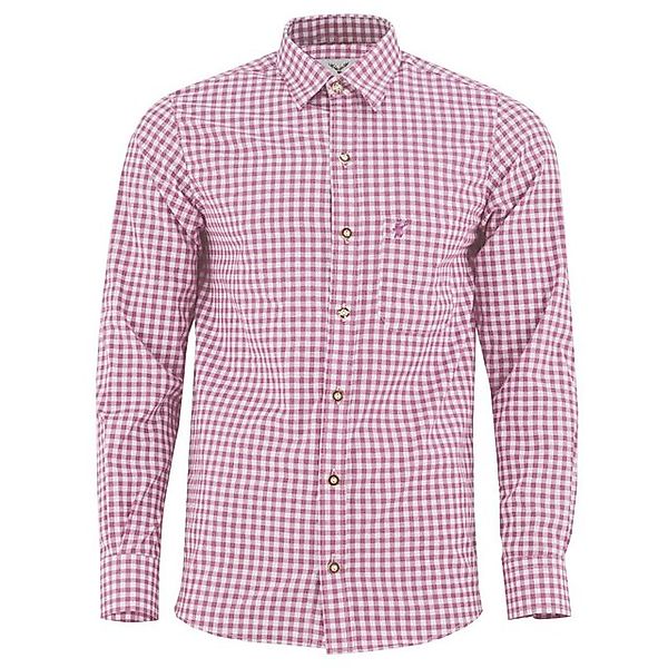 German Wear Trachtenhemd GW1206 Rosa Trachtenhemd ROSA/Karriert Karo Hemd günstig online kaufen