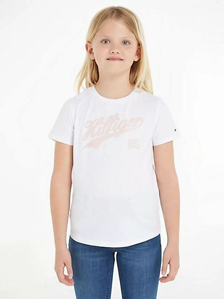 Tommy Hilfiger T-Shirt HILFIGER SCRIPT TEE S/S mit Hilfiger Logo-Print günstig online kaufen
