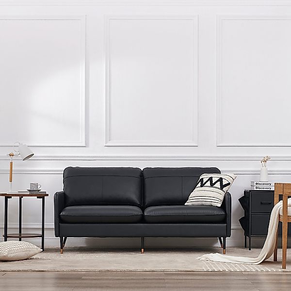 Z-Hom Sofa Leder Sofa 002 2-Sitzer-/ günstig online kaufen