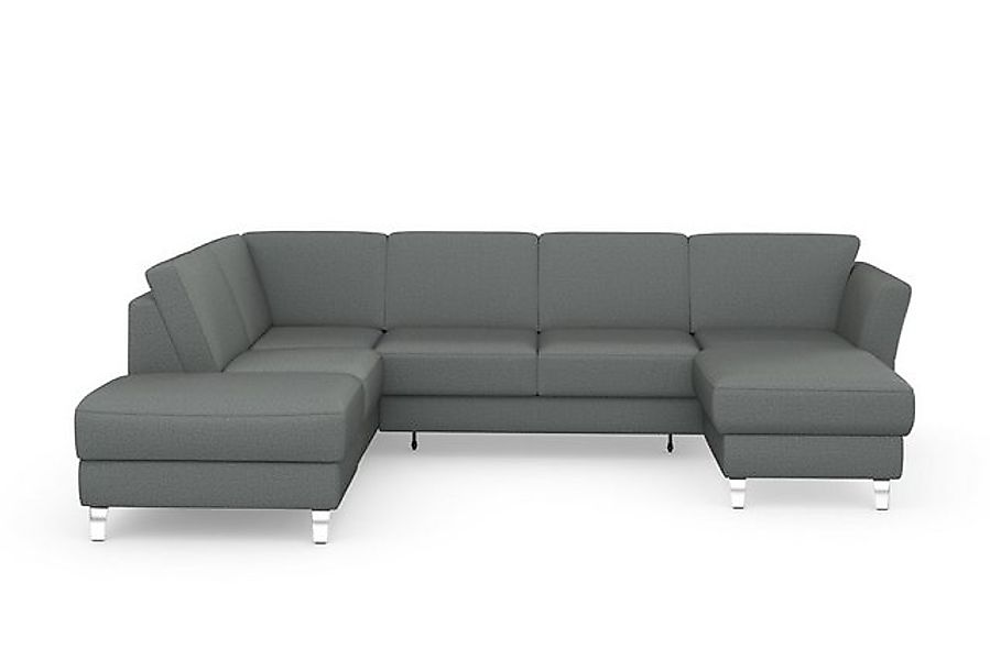 sit&more Wohnlandschaft Visby U-Form, Wahlweise mit Bettfunktion und Staura günstig online kaufen