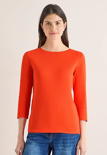 Cecil 3/4-Arm-Shirt aus reiner Baumwolle günstig online kaufen