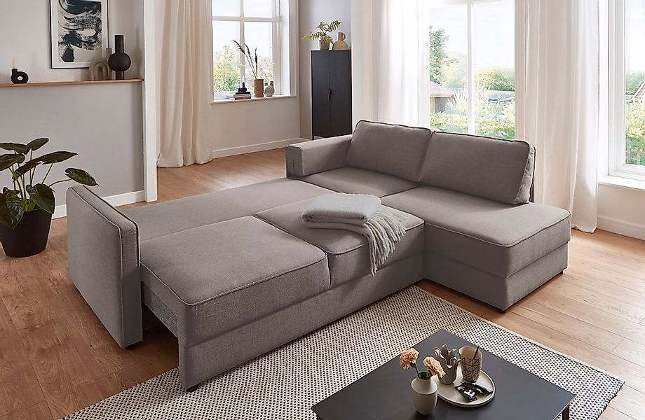 ATLANTIC home collection Schlafsofa »Chill«, Ecksofa mit Bettfunktion und B günstig online kaufen