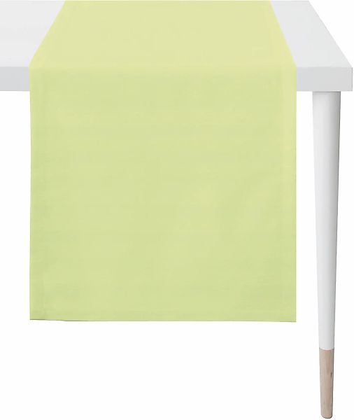 APELT Tischläufer "4362 Rips-Uni" UNI-BASIC günstig online kaufen