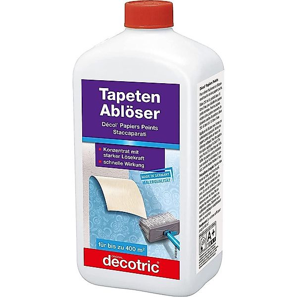 decotric® Wandfarbe Tapeten-Ablöser-Konzentrat Tapetenablöser Tapetenlöser, günstig online kaufen