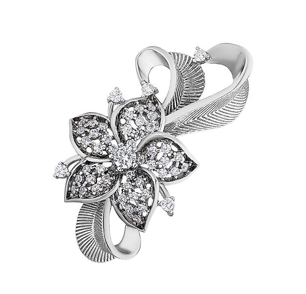 Secretforyou Brosche Brosche Anstecknadel 925 Silber Zirkonia Steine Echtsc günstig online kaufen