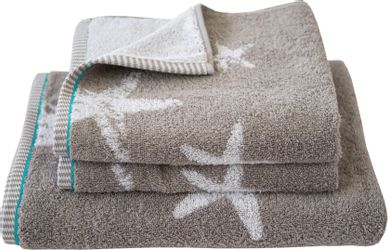 Dyckhoff Handtuch Set "Maritim, Sea Stripe" Set 3 Stk. Frottier 2 Handtüche günstig online kaufen
