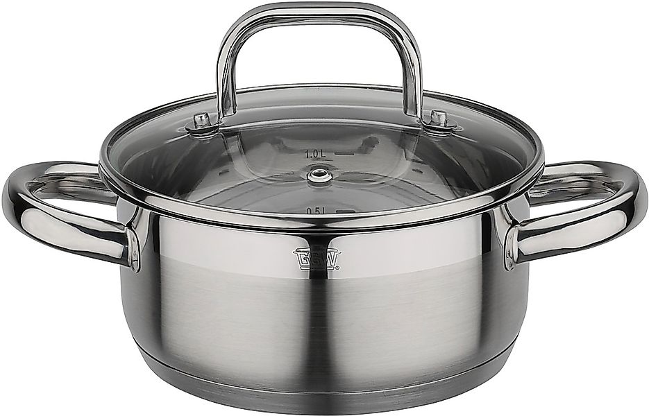 GSW Bratentopf "Fogo" 1 Stk. tlg. Edelstahl 18/8 günstig online kaufen