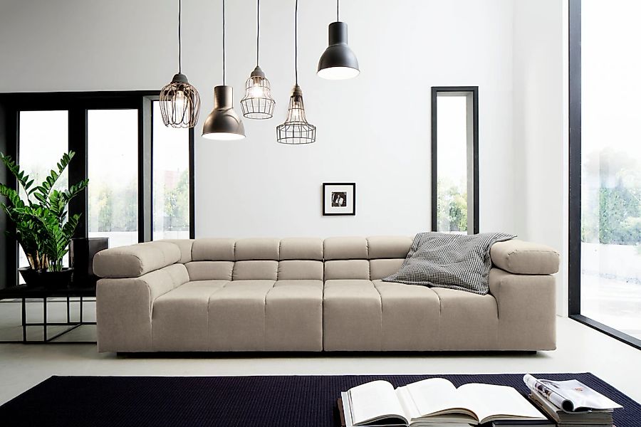 Home affaire Big-Sofa "Ancona modern, elegant, bequem, viel Platz, B/T/H: 2 günstig online kaufen