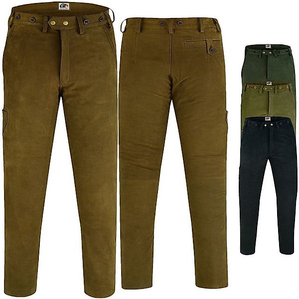 German Wear Lederhose GW604 Lange Jagdhose Jagdlederhose Jägerhose Nubukled günstig online kaufen