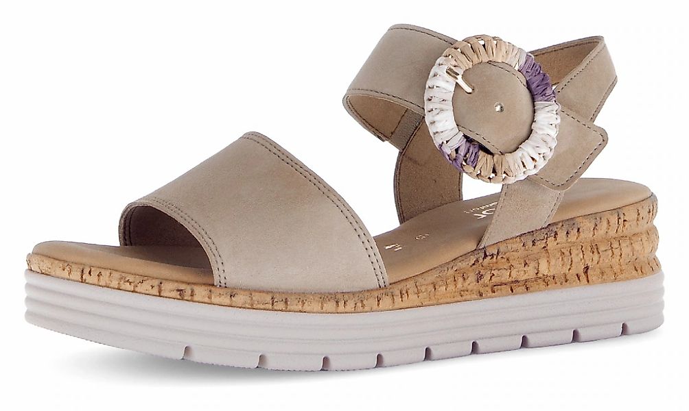 Gabor GENUA Keilsandalette, Sommerschuh, Riemchensandale, Komfortschuh in W günstig online kaufen