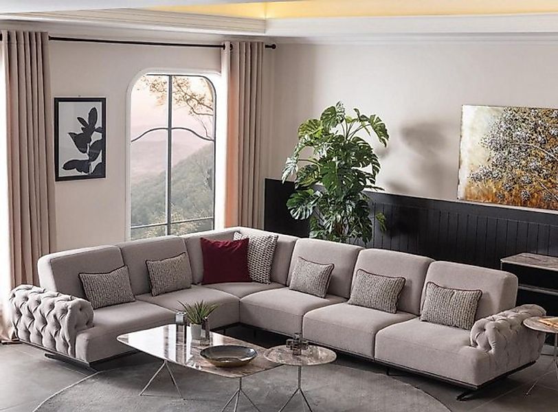 Xlmoebel Ecksofa Sofa mit Ecksitz Design Möbel Eckgarnitur Stoffbezug Eckco günstig online kaufen