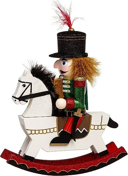 SIKORA Weihnachtsfigur Serie E große XL Nussknacker Reiterlein aus Holz günstig online kaufen