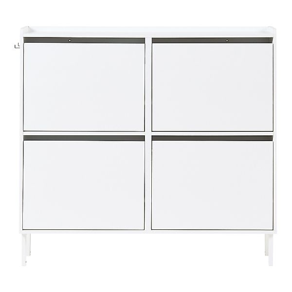 en.casa Schuhschrank »Ylitornio« 91,5x100x19 cm mit günstig online kaufen
